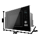 Grandheat 2090 built in touch black pbpl2m 2