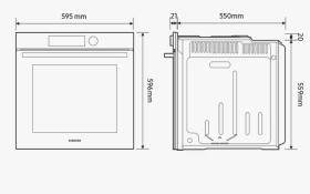 Samsung NV7B4535YAK/U3 - Horno Multifunción Dual Cook Flex A+ Negro
