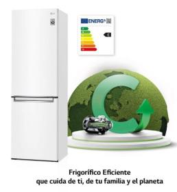 LG GBB61SWGCN1 - Frigorífico Combi 186x59.5cm NoFrost Clase C Blanco