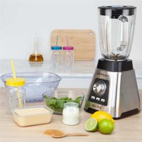 Orbegozo BV 15000 - Batidora de Vaso 7 Velocidades 1500W 1.5L Inox