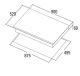 Cata INSB 9012 BK - Placa FlexInducción 90cm 5 Zonas Bisel Frontal Negro