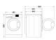 Whirlpool FFWDD 1074269 BV SPT - Lavasecadora 10/7Kg 1400rpm Clase D Blanco