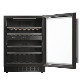 Haier HAKWBD 60 - Vinoteca 44 Botellas 2 Zonas Clase F Iluminación LED