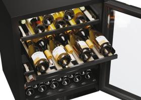 Haier HAKWBD 60 - Vinoteca 44 Botellas 2 Zonas Clase F Iluminación LED