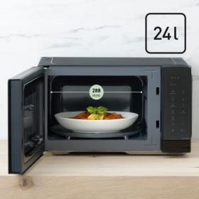 Panasonic NN-K36NBMEPG - Microondas 24L 900W con Grill Color Negro
