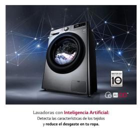 LG F4WV309S6SA - Lavadora Inteligente 9Kg 1400rpm con Vapor Clase A