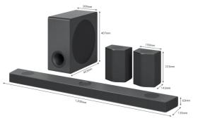 LG S95QR - Barra de Sonido 810W 5 Altavoces Dolby Atmos