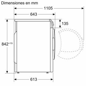 Balay 3SC378B - Secadora de Condensación 7Kg Sensor de Humedad Clase B