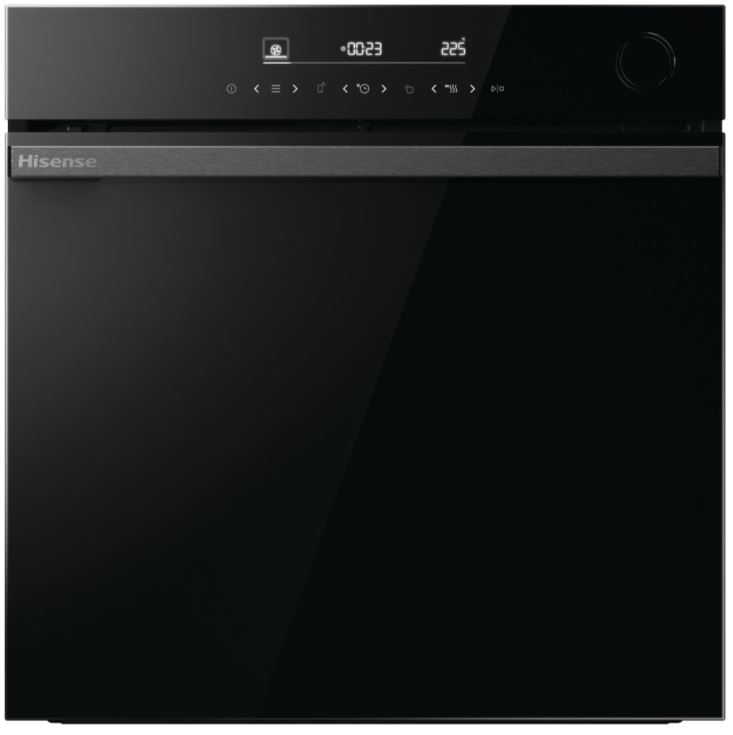 Four Hisense BSA66346PBGWIFI Even Bake 77L - Cuisson Vapeur, Air Fry, Pizza - WiFi Connect Life
