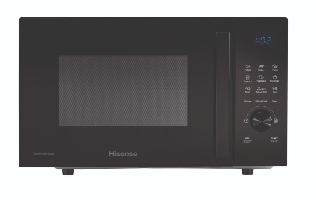 Hisense H23MOBSD1HG Micro-ondes avec Grill 23L 800W Noir - Micro-onde