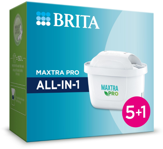 Brita 1050817 - Pack 6 (5+1) Filtros de agua Mx Pro