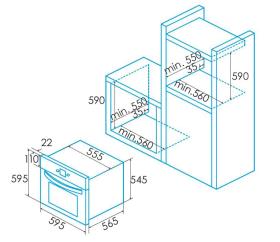 Edesa EOE-7040 WHA - Horno Multifunción 80L Clase A Blanco