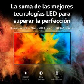 LG 86QNED916QE - Televisor 86" QNED MiniLED 4K Dolby Vision y Atmos