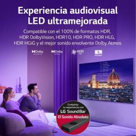 LG 86QNED916QE - Televisor 86" QNED MiniLED 4K Dolby Vision y Atmos