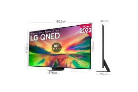 TV LG  QNED 4K de 86'' Serie 81, Procesador Gran Potencia, HDR10 / Dolby Digital Plus, Smart TV webOS23, perfecto para Gaming.