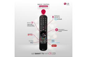 TV LG  QNED 4K de 86'' Serie 81, Procesador Gran Potencia, HDR10 / Dolby Digital Plus, Smart TV webOS23, perfecto para Gaming.