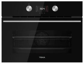 Teka HLC 8440 - Horno Compacto + Microondas Cristal Negro