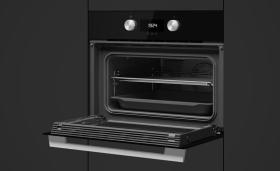 Teka HLC 8440 - Horno Compacto + Microondas Cristal Negro