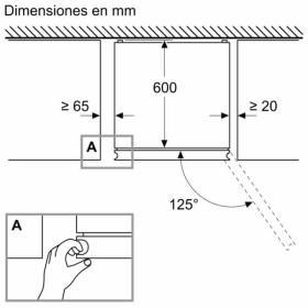 Balay 3KFC879AI - Frigorífico Combi 203x70cm NoFrost Clase C Cristal Antracita