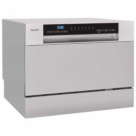 Exquisit GSP206-030D Silver - Lavavajillas Compacto 6 Cubiertos Clase D Inox