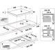 Whirlpool WF S9860 CPNE - Placa Inducción 60cm 3 Zonas + Flex Deslizante