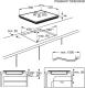 AEG IKE64450FB - Placa Inducción 60cm 4 Zonas Flex Control Deslizante