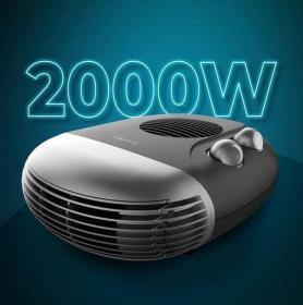 Cecotec 08250 - Calefactor ReadyWarm 2000 Max Horizon Black 2000W 3 Modos