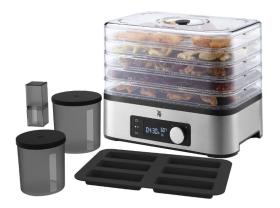 WMF Snack to go - Deshidratadora 250W 5 Rejillas 30-70ºC Acero inoxidable