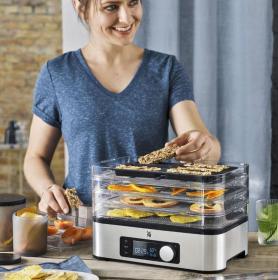 WMF Snack to go - Deshidratadora 250W 5 Rejillas 30-70ºC Acero inoxidable