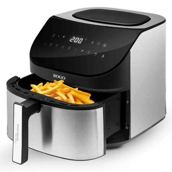Sogo FRESS10875 - Freidora de Aire DigyFrier Pro1600 1600W 8 Litros