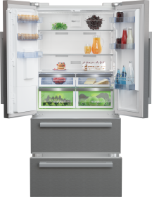 Beko GNE60542DXPN - Frigorífico americano con cajones 182 x 84 x