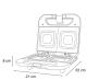 Solac Buon Sandwich II - Sandwichera Doble 750W Antiadherente