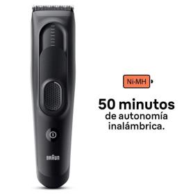  braun hc5330 cortapelos 17 ajustes y 2 peines inalámbrica 50 min autonomía (3)