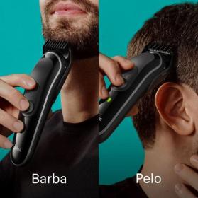 Braun mgk3440 recortadora 8 en 1 barba y pelo inalámbrica con funda (5)