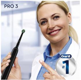 ral B Pro 3 3000 Cross Action color Negro + 4 Cabezales