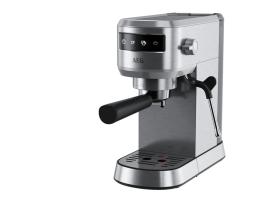 AEG EC6-1-6ST - Cafetera Espresso 1 o 2 Tazas Espumador 15 Bares