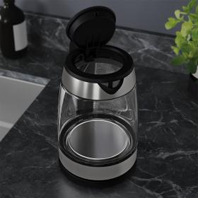 AEG GK4-1-4GB - Hervidor 2200W 1.7L Jarra de Cristal Color Inox