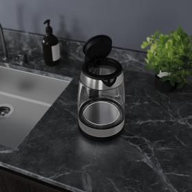 AEG GK4-1-4GB - Hervidor 2200W 1.7L Jarra de Cristal Color Inox