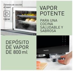 Panasonic nn cs88lbepg horno microondas con vapor y grill 4 en 1 negro (5)
