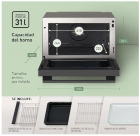 Panasonic nn cs88lbepg horno microondas con vapor y grill 4 en 1 negro (8)