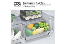 Frigorífico American Combi InstaView ™, Clasificación E, 638 L, Acero texturizado antihuellas