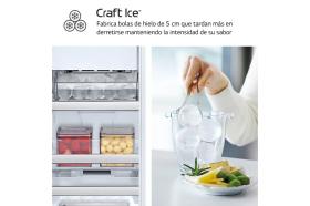 Frigorífico American Combi InstaView ™, Clasificación E, 638 L, Acero texturizado antihuellas