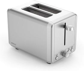 Sogo TOS-SS-5380 - Tostadora 2 Rebanadas 925W Ranuras Amplias Inox