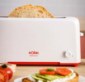 Solac blank canvas tostador 800w 1 ranura larga con 7 niveles blanco (4)