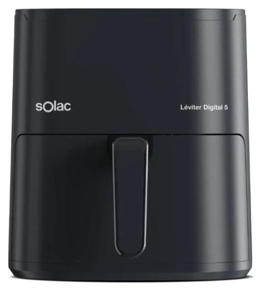 Solac Léviter Digital 5 - Freidora de Aire 1500W 5 Litros con Pantalla Digital