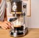 Solac taste slim pro cafetera espresso 20 bares con vaporizador acero inox (12)