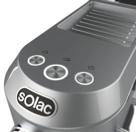 Solac taste slim pro cafetera espresso 20 bares con vaporizador acero inox (5)