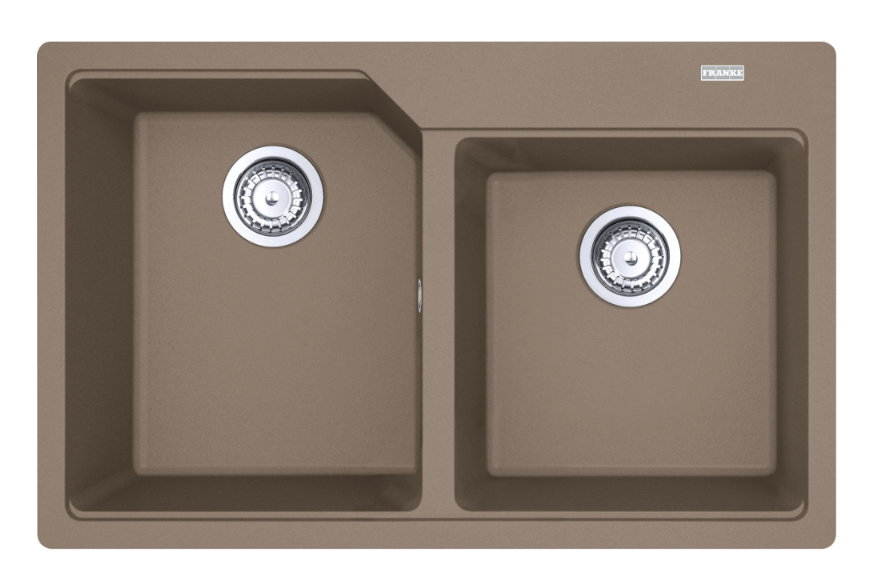Franke 1140715196 - Fregadero Fragranite 2 Cubetas 80 cm Gris Pizarra ...