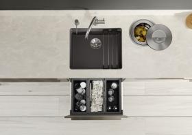 Blanco ETAGON 500-U SILGRANIT gris volcan