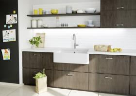 Blanco VILLAE Farmhouse Individual Ceramica blanco cristal brillante